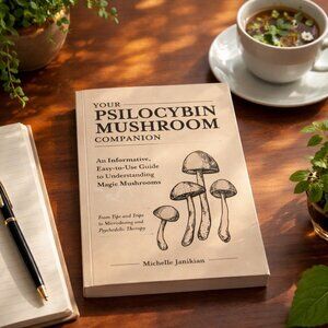 Your Psilocybin Mushroom Companion Paperback Book by Michelle Janikian. 2019